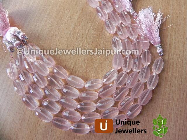 Rose Quartz Faceted Oval